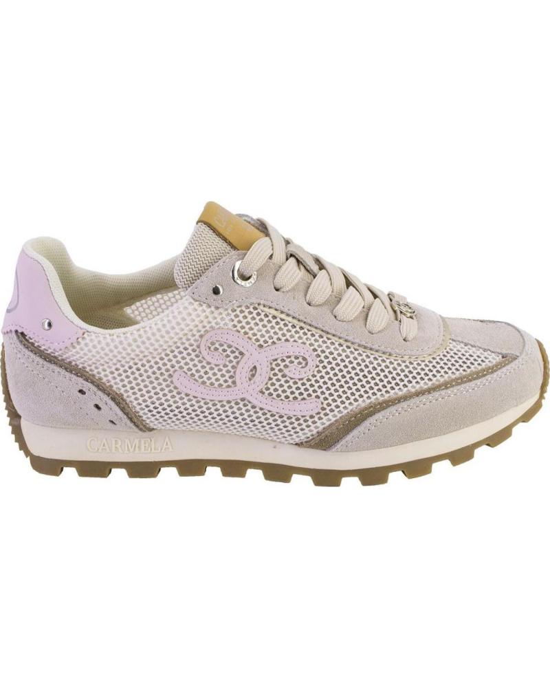 CARMELA ZAPATILLAS CASUAL DE MUJER CARMELA ANTE SERRAJE BEIGE BEIGE