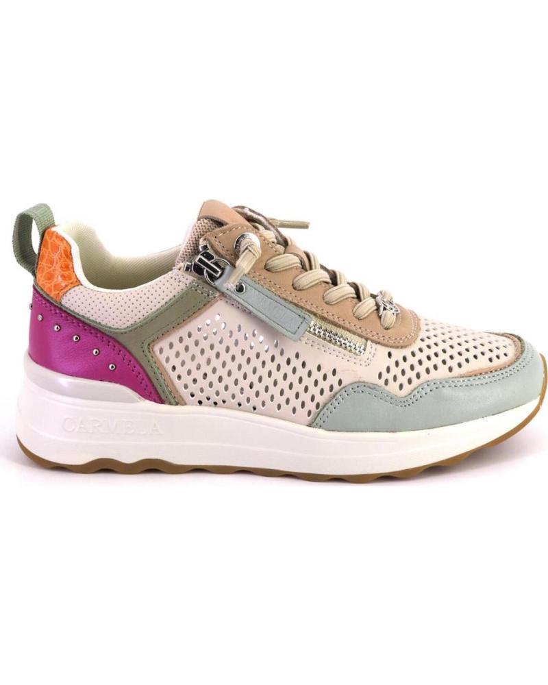 CARMELA ZAPATILLAS DE MUJER CARMELA DE PIEL MULTICOLOR MULTICOLOR