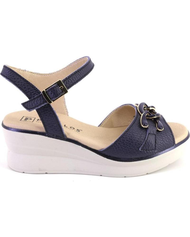 PITILLOS SANDALIAS DE MUJER PITILLOS PIEL AZUL MARINO AZUL MARINO