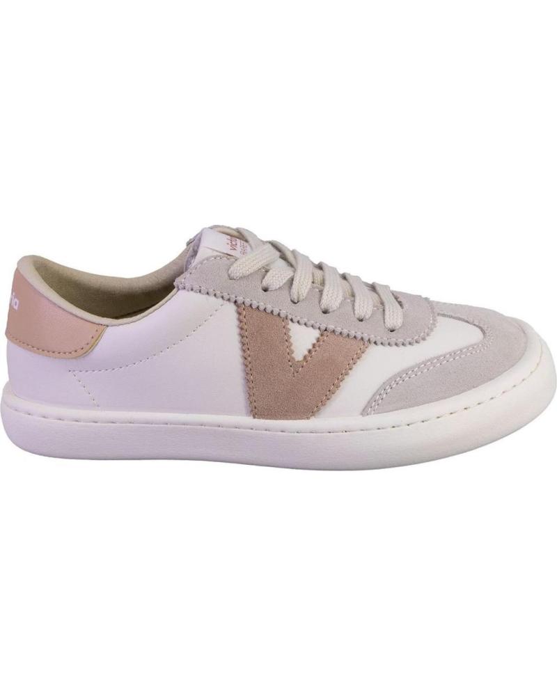 VICTORIA ZAPATILLAS VICTORIA CASUAL MUJER BLANCO Y ROSA BLANCO Y ROSA