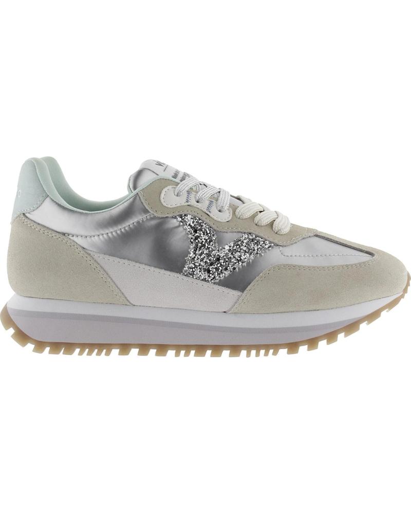 VICTORIA ZAPATILLAS DEPORTIVAS VICTORIA VIENTO MUJER PLATA PLATA