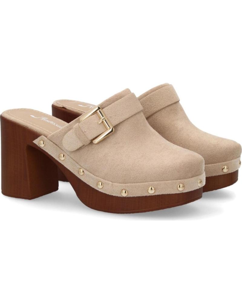 SPORT3PUNTO0 ZUECOS DE TACÓN ALTO SPORT3PUNTO0 F280-1-KAKI VARIOS COLORES