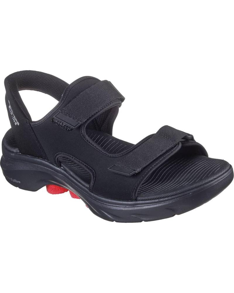 SKECHERS SANDALIAS SKECHERS GO WALK 7 SLIP-INS PARA HOMBRE, NEGRAS NEGRO