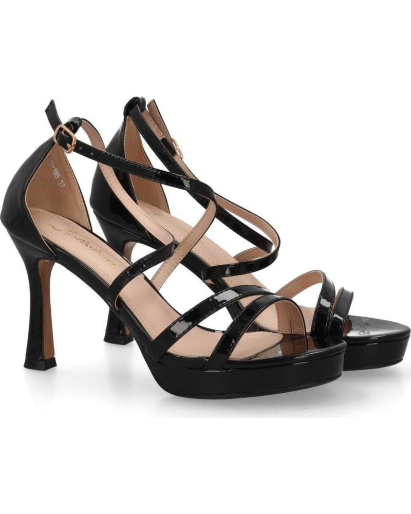 SPORT3PUNTO0 SANDALIAS DE TACÓN ALTO PARA MUJER CON TIRAS CRUZADAS VARIOS COLORES