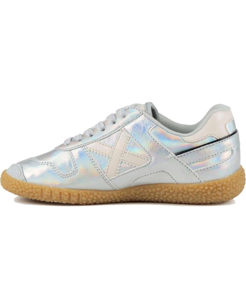 MUNICH ZAPATILLAS MUNICH MINI GOAL PLATA UNISEX SILVER