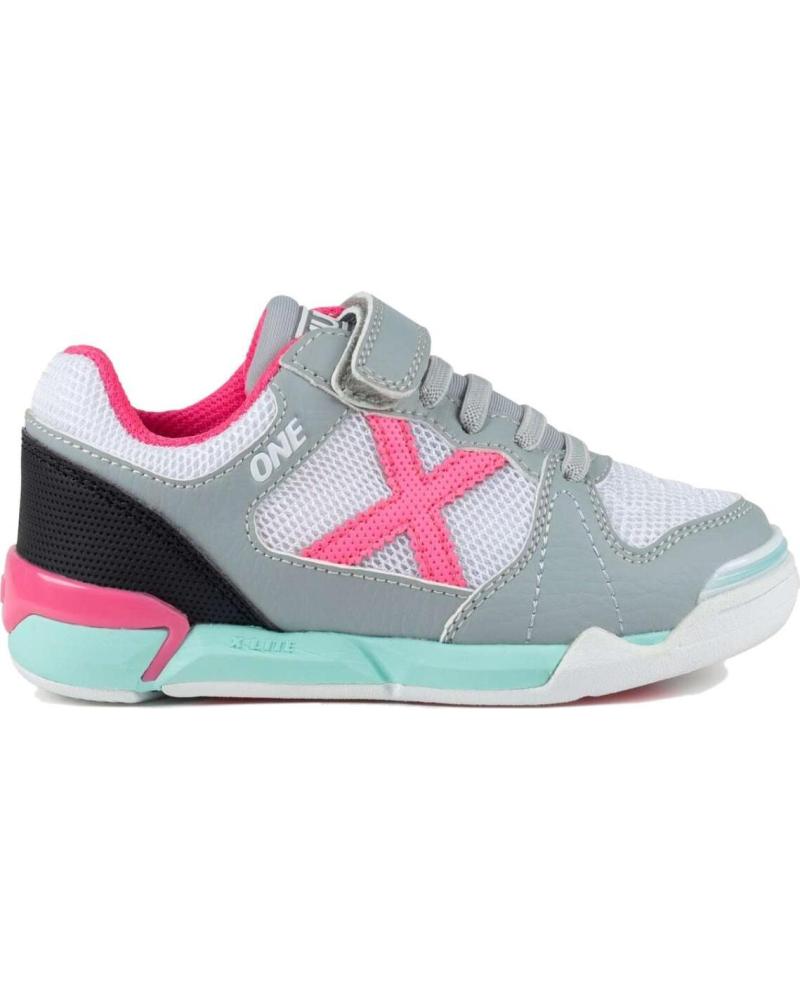 MUNICH ZAPATILLAS MUNICH ONE KID VCO PARA NIÑA GREY