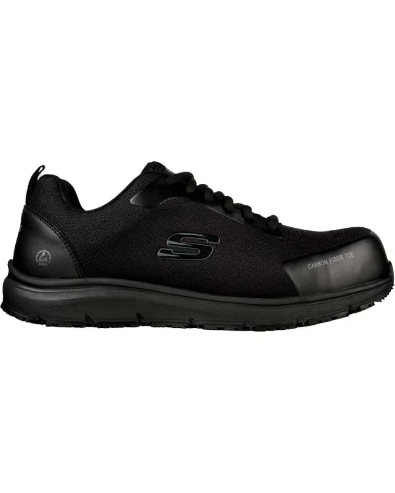 Zapatos de Seguridad Skechers Work Ulmus Sr para Hombre Negro