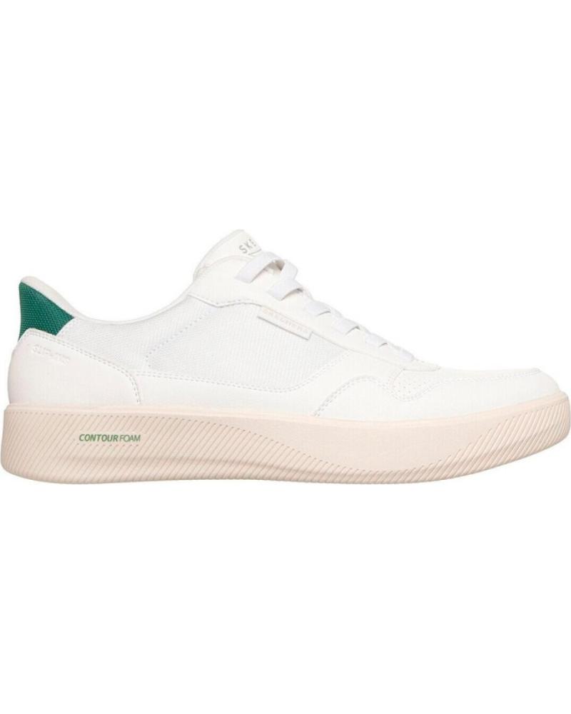 SKECHERS SKECHERS ARCH FIT COURT BREAK ZAPATILLAS HOMBRE BLANCO-VERDE BLANCO-VERDE