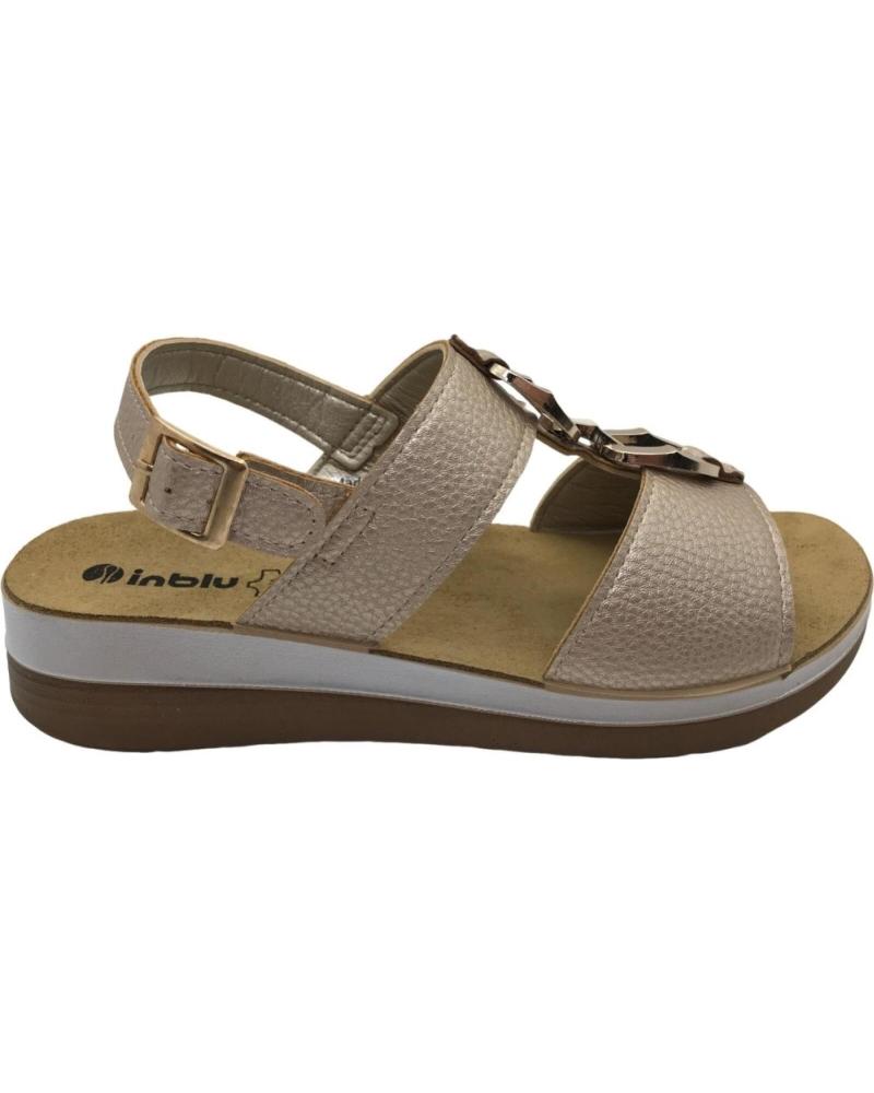 INBLU SANDALIA INBLU MUJER CONFORT PLATINO PLATINO