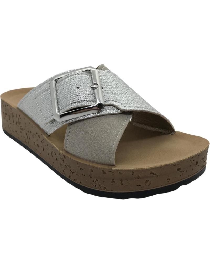 INBLU SANDALIAS INBLU MUJER CONFORTABLES HEBILLA AJUSTABLE BLANCO BLANCO