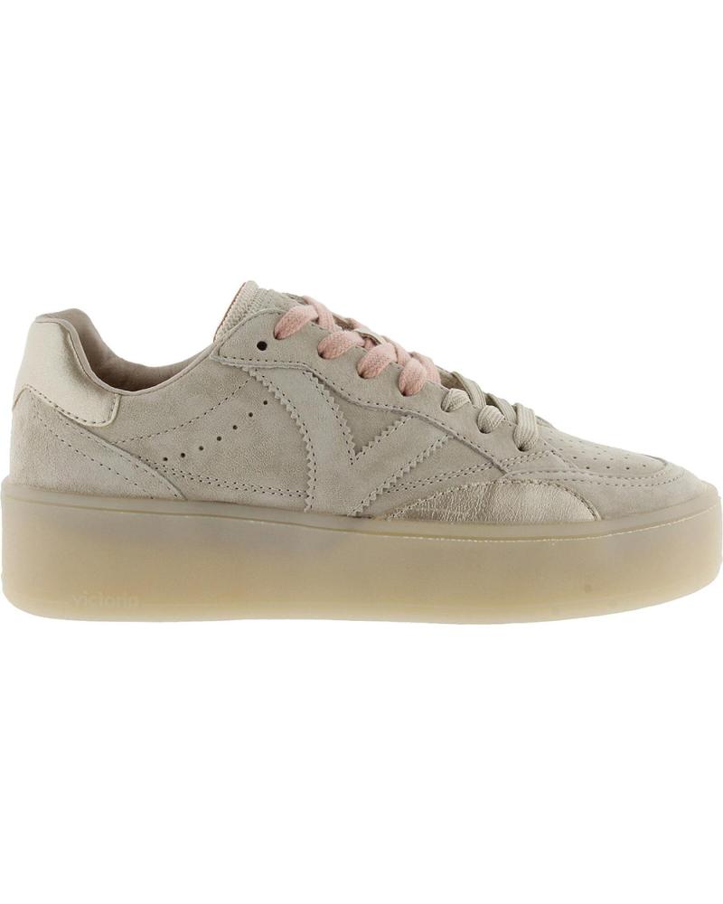 VICTORIA VICTORIA TURIN DEPORTIVAS DE SERRAJE PARA MUJER BEIGE BEIGE