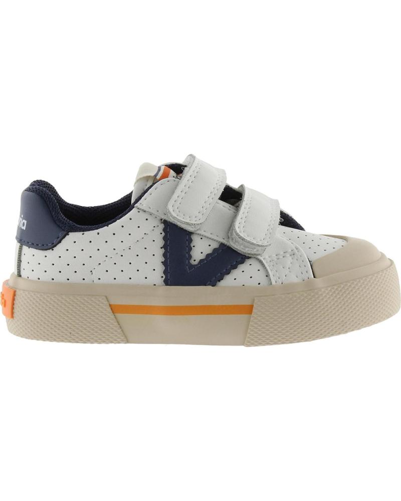 VICTORIA ZAPATILLAS VICTORIA TRIBU MINIMALISTA CON VELCRO PARA NIÑOS MARINO
