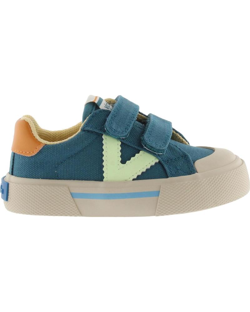 VICTORIA ZAPATILLAS VICTORIA TRIBU MINIMALISTA LONA CIERRE VELCRO NIÑOS MAR