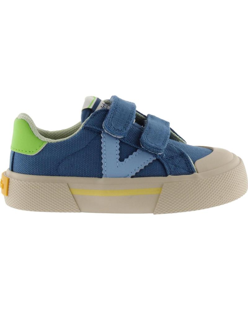 VICTORIA ZAPATILLAS VICTORIA DEPORTIVAS DE LONA CON DOBLE VELCRO PARA NIÑOS JEANS