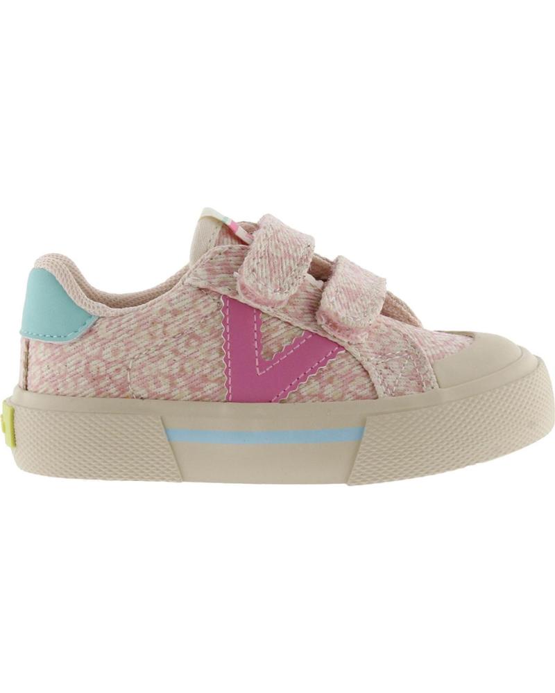 VICTORIA ZAPATILLAS VICTORIA DEPORTIVAS PARA NIÑA CON CIERRE DE VELCRO ROSA