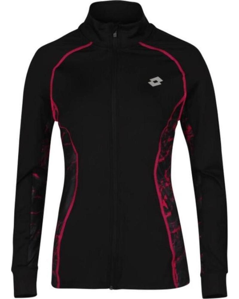 LOTTO SUDADERA LOTTO RUN FIT NEGRA MUJER