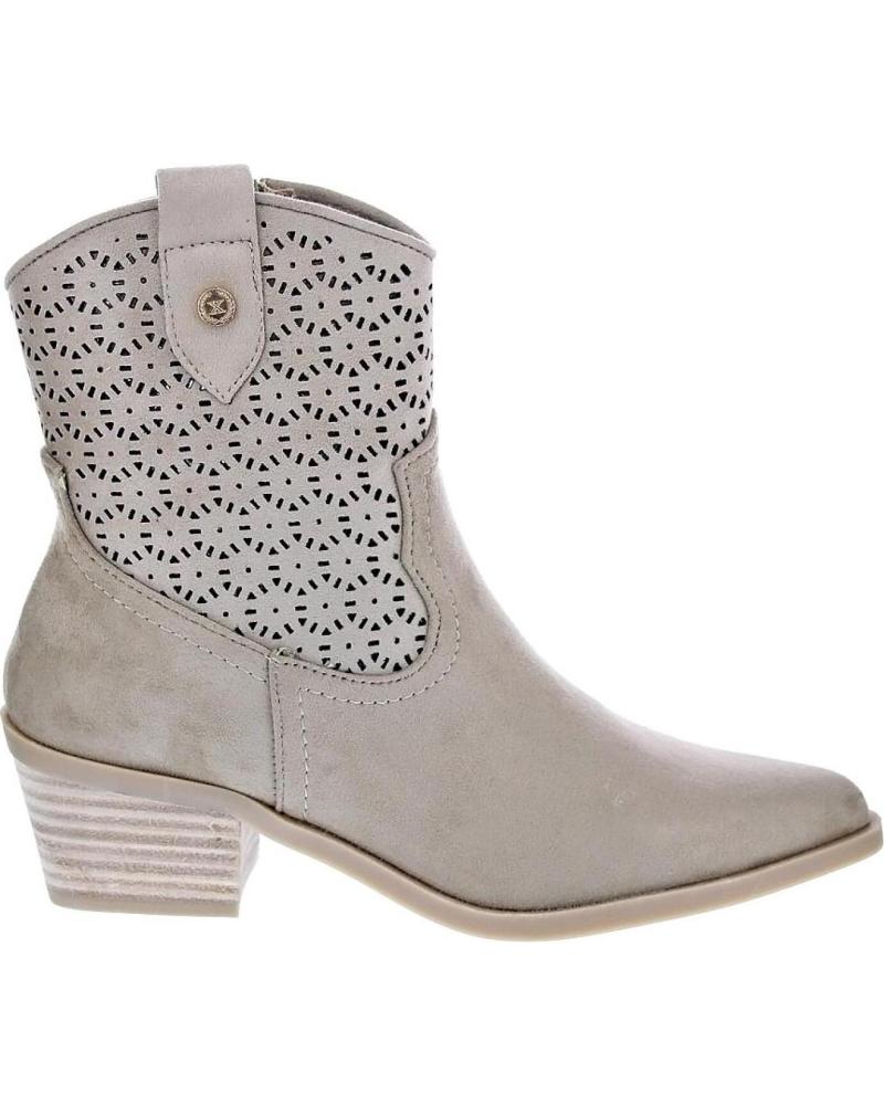 Botas de Mujer XTI BOTAS XTI DE ANTE TAUPE CON TACÓN PARA MUJER MARRN