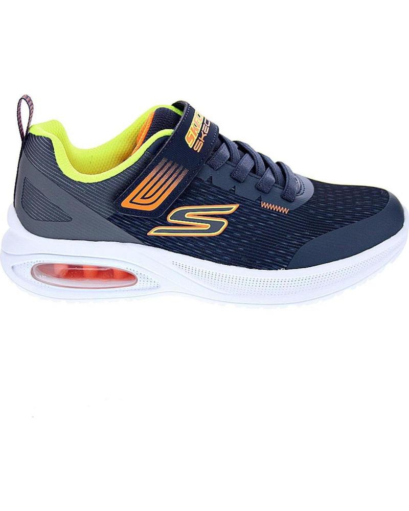 SKECHERS ZAPATILLAS SKECHERS MICROSPEC MAX PARA NIÑO AZUL AZUL