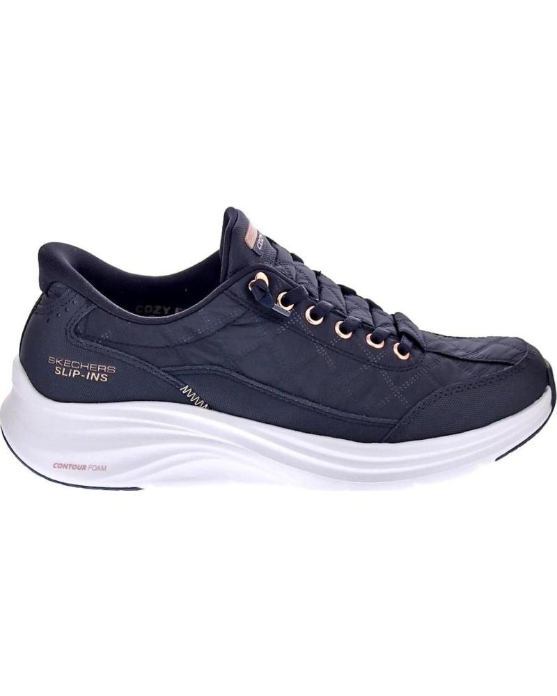 ZAPATILLAS SKECHERS SLIP-IN GOLDEN HOUR 150413 PARA MUJER NEGRO