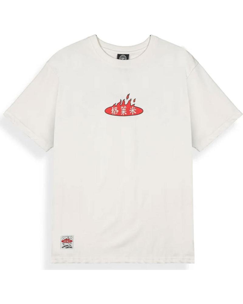 GRIMEY CAMISETA GRIMEY CONCREAT JUNGLE REGULAR TEE OFF WHITE