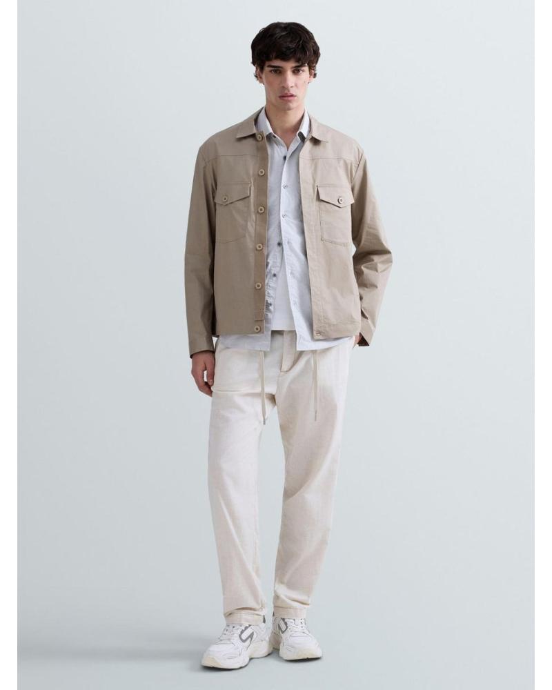 REPLAY CHAQUETA REPLAY DE SARGA PARA HOMBRE M8526 BEIG CLARO