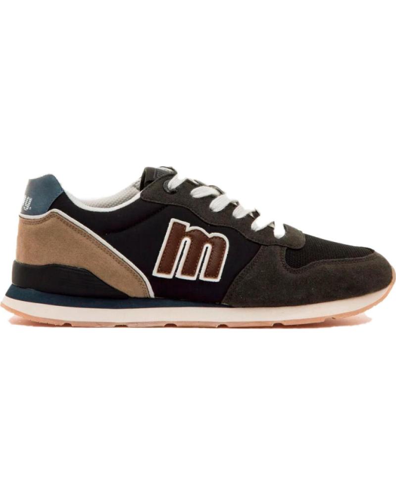 MTNG ZAPATILLAS MUSTANG LOTTOS MALLA NEGRA Y CORDONES C59251 - LOTTOS GRIS OSCURO - MESH NEGRO