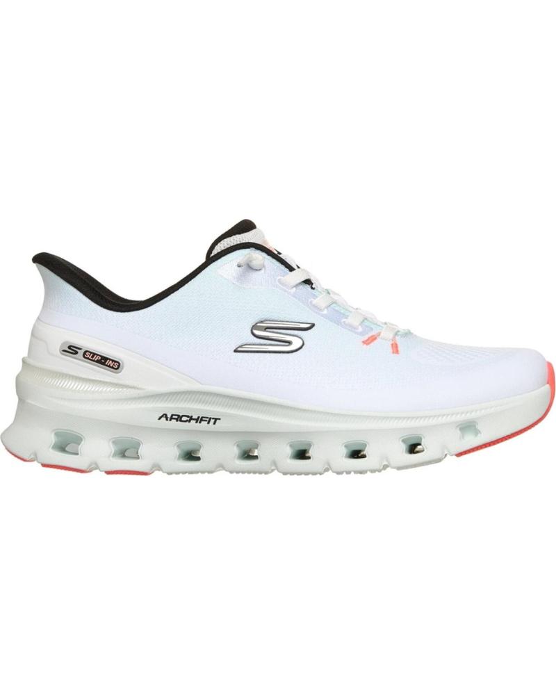 SKECHERS SKECHERS ARCH FIT GLIDE-STEP, ZAPATILLAS DEPORTIVAS BLANCAS PARA HOMBRE BLANCO