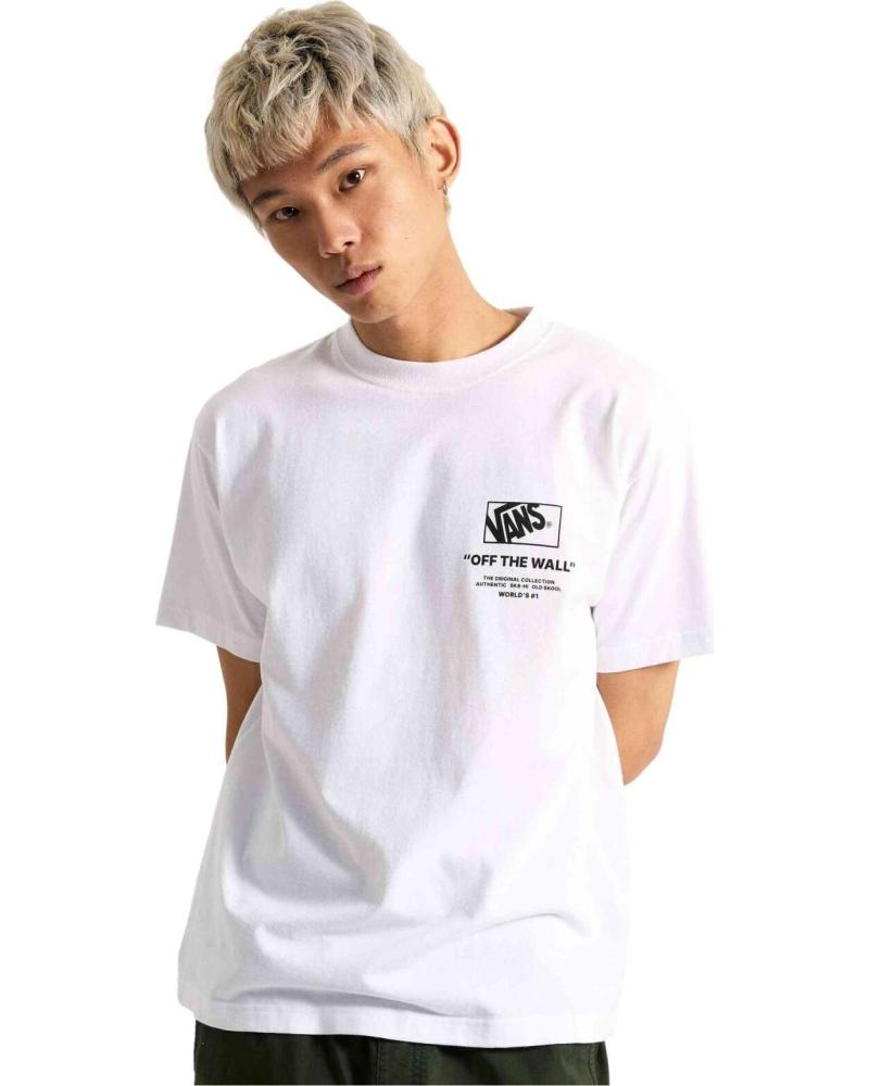 VANS OFF THE WALL CAMISETA VANS OFF THE WALL DE ALGODÓN BLANCA PARA HOMBRE BLANCO