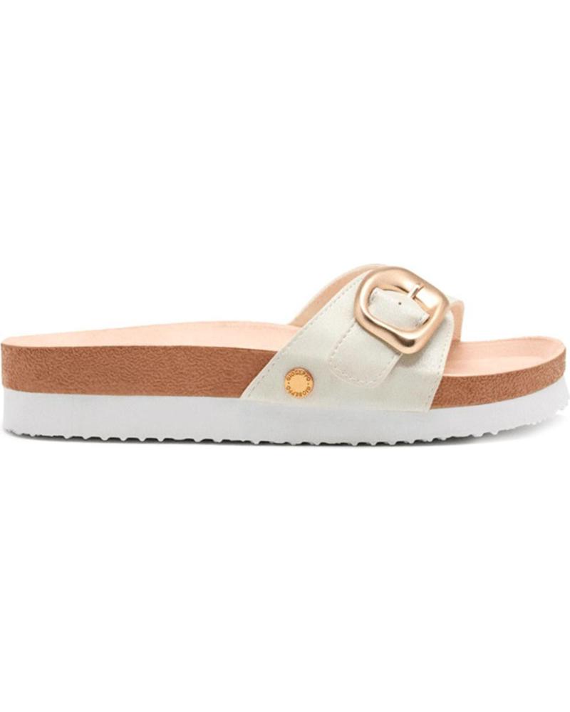 SANDALIAS GIOSUE CON HEBILLA DECORATIVA PLATEADA PARA MUJER PLATA