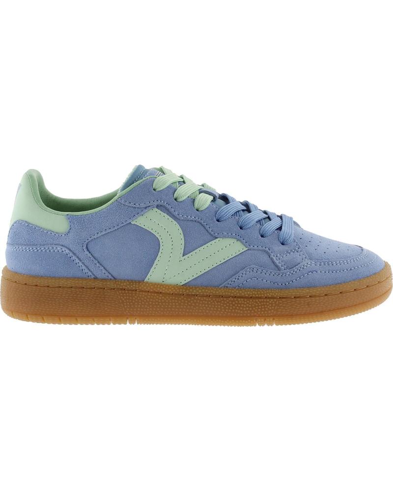 VICTORIA ZAPATILLAS VICTORIA SMASH SUEDE MATE CELESTE MUJER CELESTE