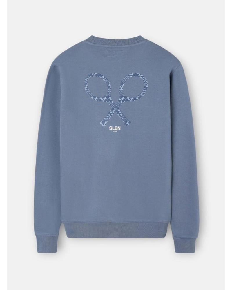 SILBON SUDADERA SILBON AZUL MARINO CON ESTAMPADO GEOMÉTRICO NAN