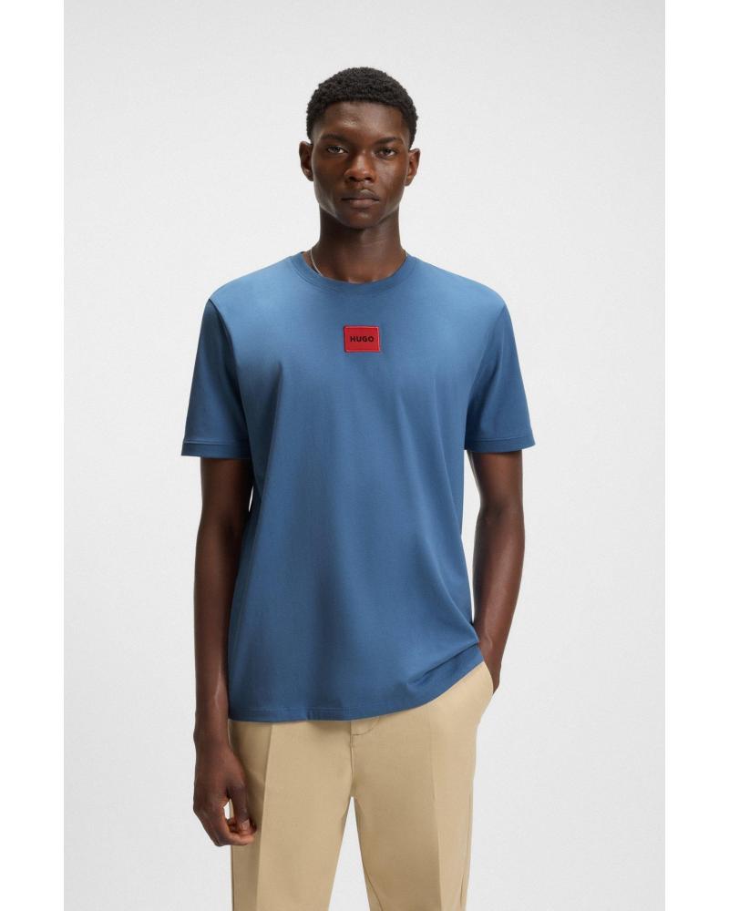 HUGO BOSS CAMISETA HUGO BOSS AZUL CON LOGO ROJO AZUL