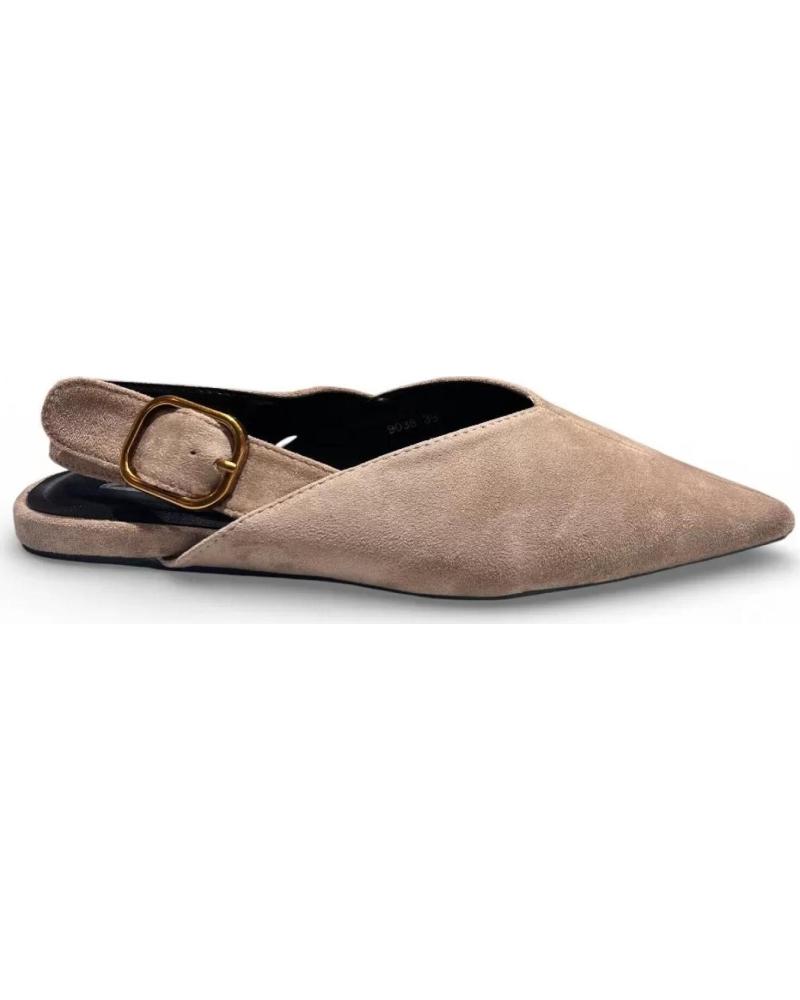 TIMBOS SANDALIA MULE PLANA TIMBOS MUJER BEIGE BEIGE