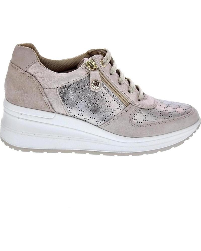 IMAC ZAPATILLAS BAJAS IMAC MUJER MODELO 555740 ORO CON CREMALLERA ORO