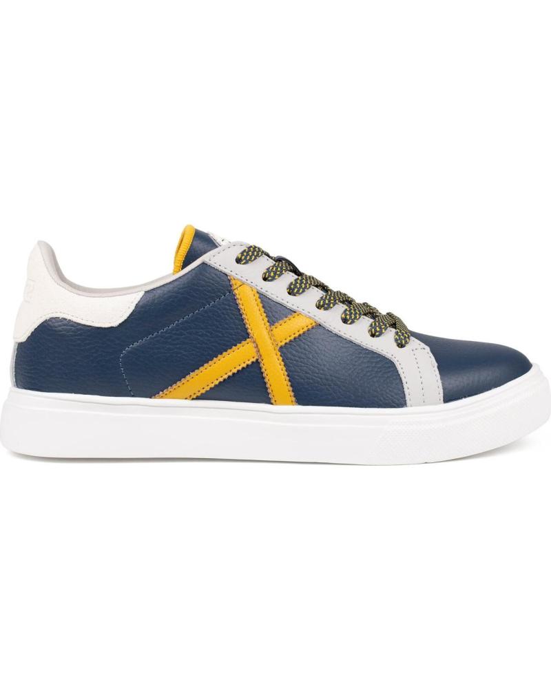 MUNICH ZAPATILLAS MUNICH RETE 8080116 AZUL Y AMARILLO BLUE