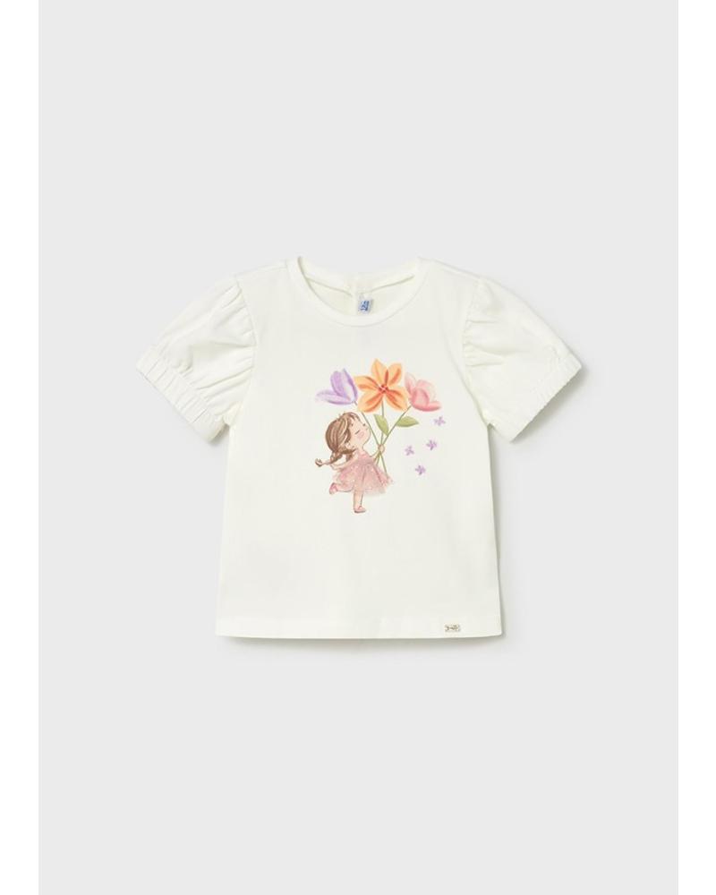 MAYORAL CAMISETA ESTAMPADA MAYORAL PARA NIÑA BEIGE BEIG