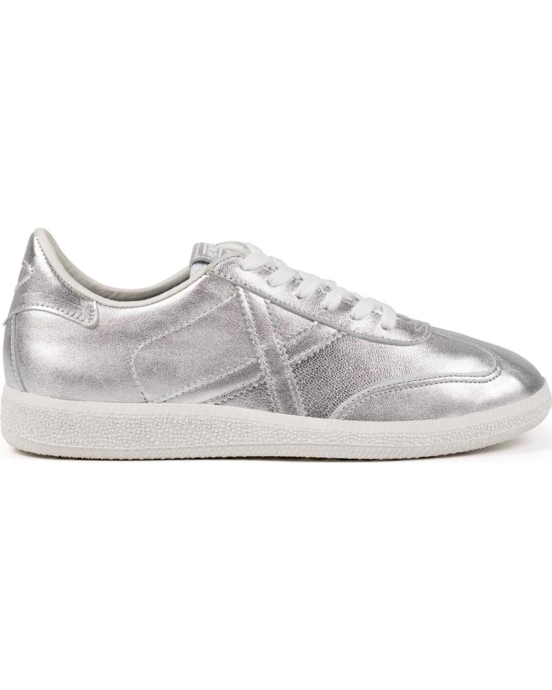MUNICH ZAPATILLAS BARRU METALIZADAS PLATA SILVER