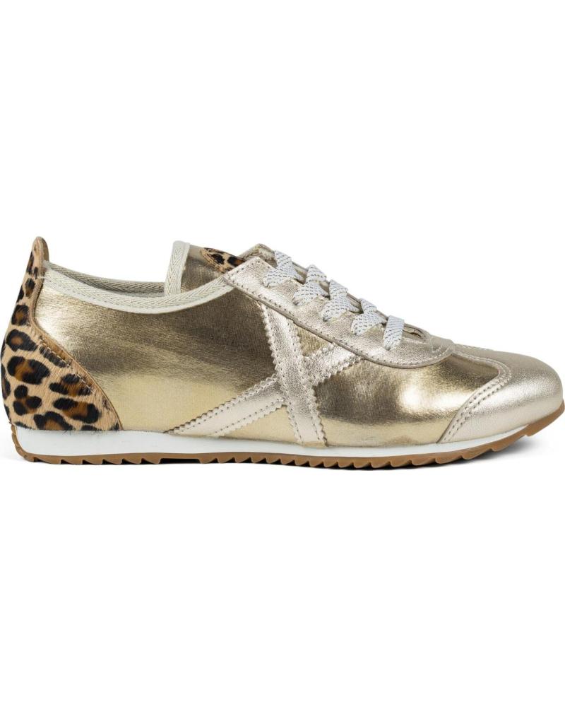 MUNICH ZAPATILLAS OSAKA 8400589 EFECTO METALIZADO Y ANIMAL PRINT GOLD