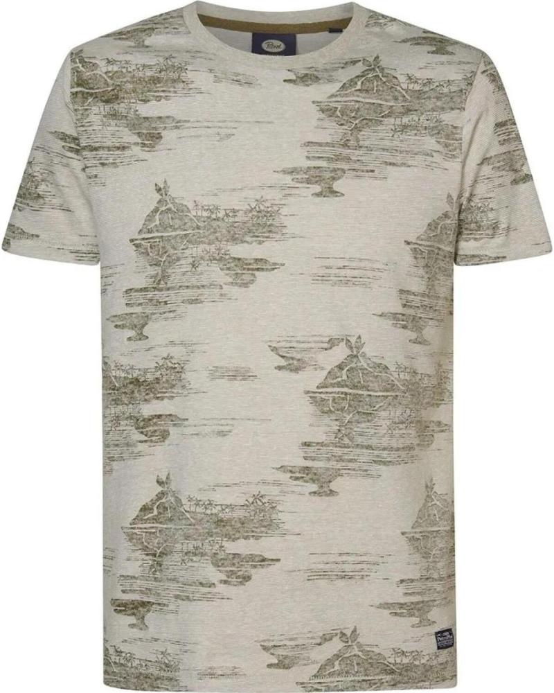 PETROL CAMISETA VERDE ESTAMPADA PETROL TSR650 VERDE