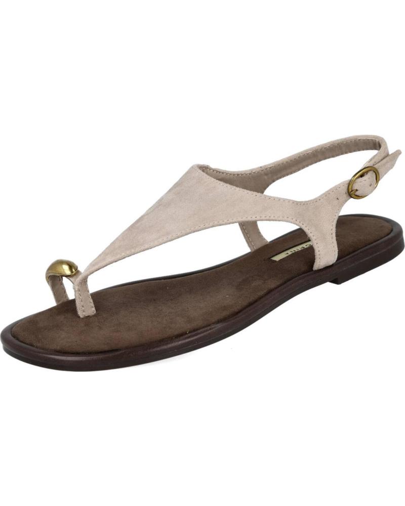 CORINA SANDALIAS PLANAS CORINA CON ANILLO TAUPE