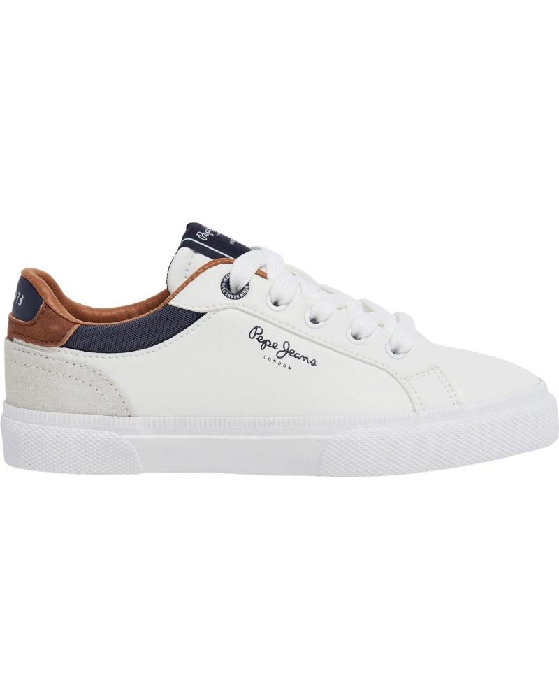 ZAPATILLAS PEPE JEANS PBS30569 CASUAL NIÑA BLANCO BLANCO