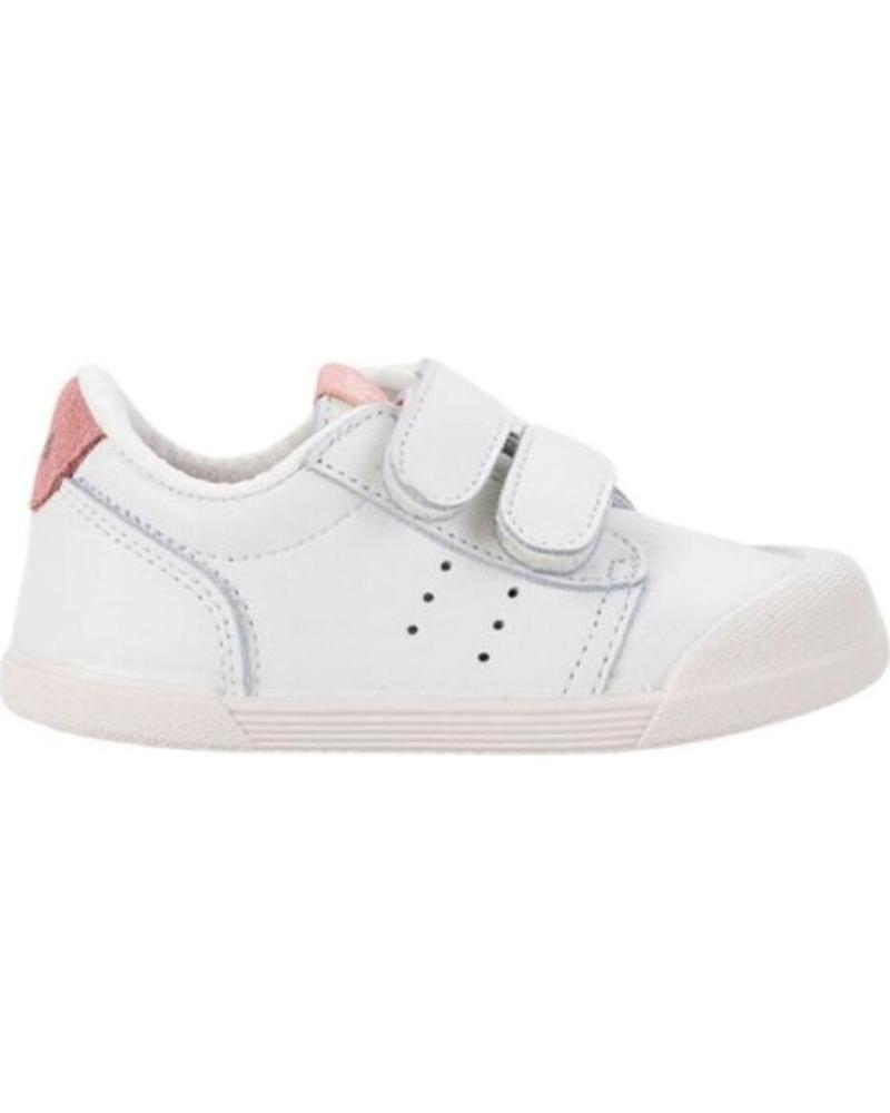 ZAPATILLAS DEPORTIVAS BAREFOOT IGOR W10325 NIÑA BLANCO Y ROSA