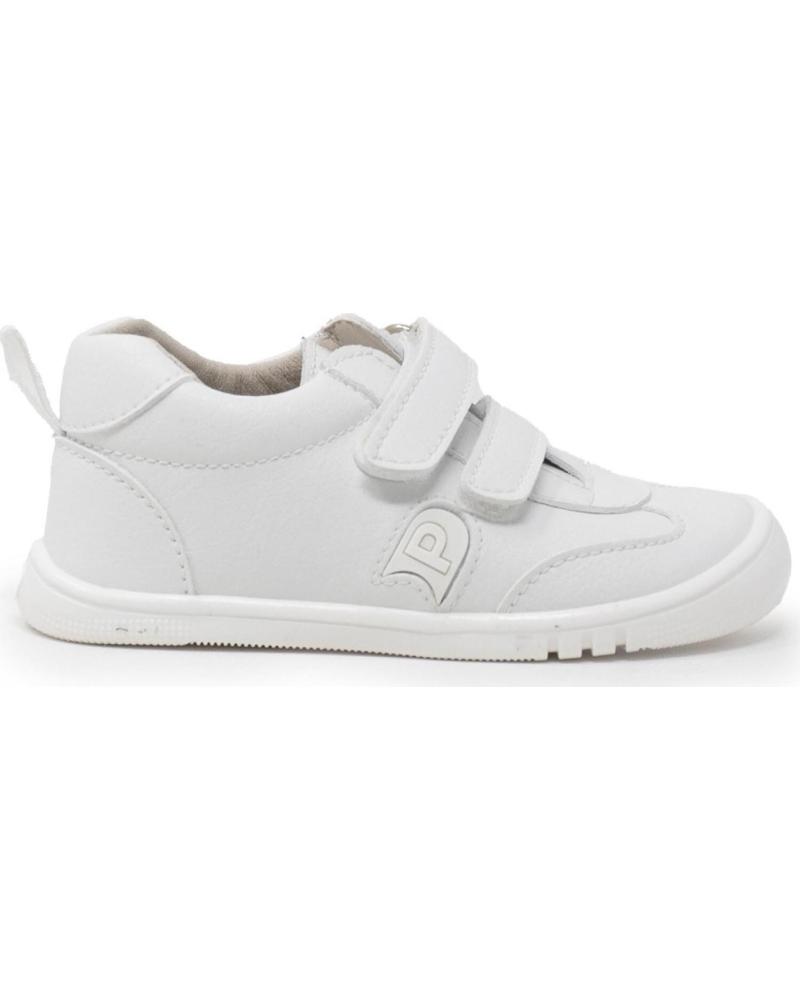 PIRUFIN ZAPATILLAS DEPORTIVAS PIRUFLEX CON DOBLE VELCRO PARA NIÑO BLANCO BLANCO