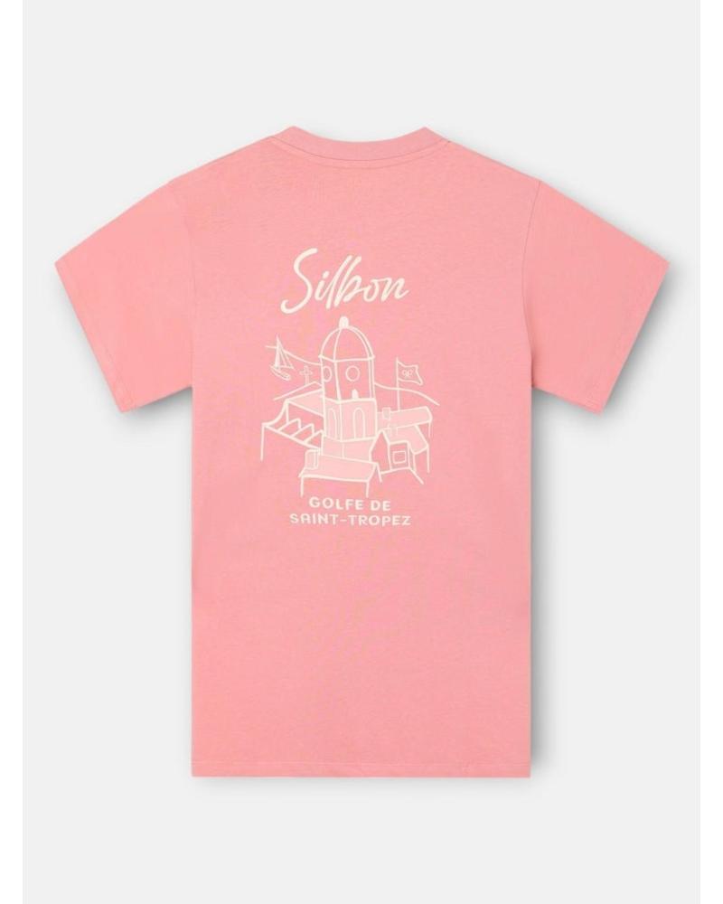 SILBON CAMISETA SILBON ROSA CON ESTAMPADO GRÁFICO VARIOS COLORES