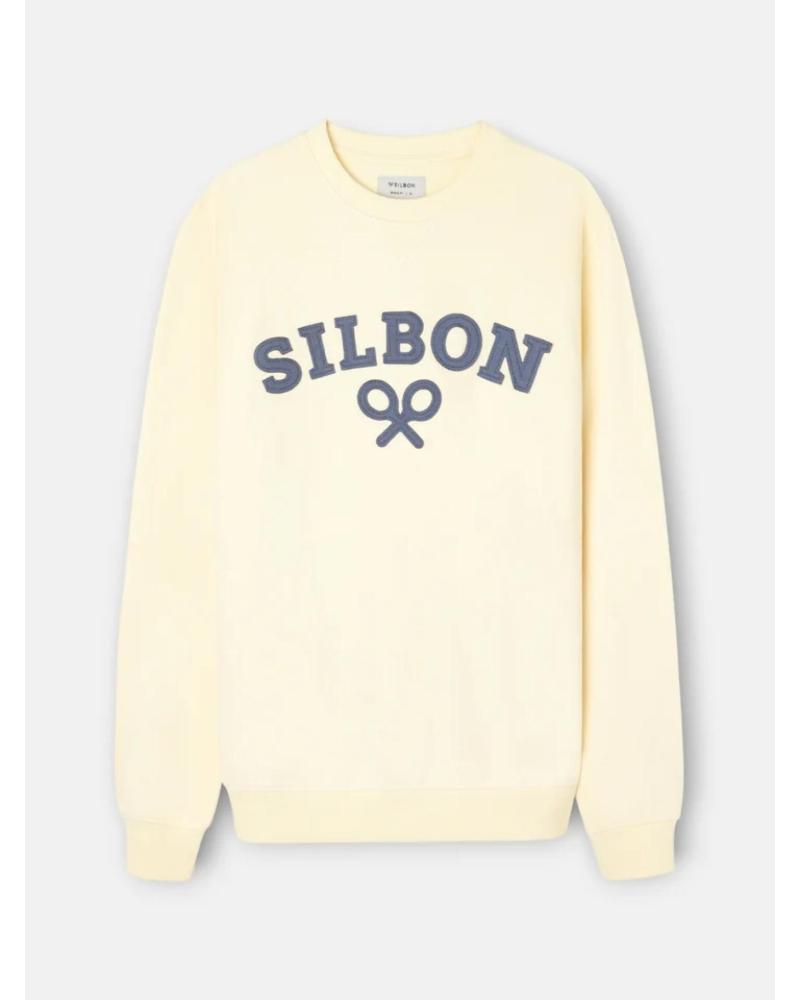 SILBON SUDADERA SILBON LOGO D´ÉTÉ CREMA NAN
