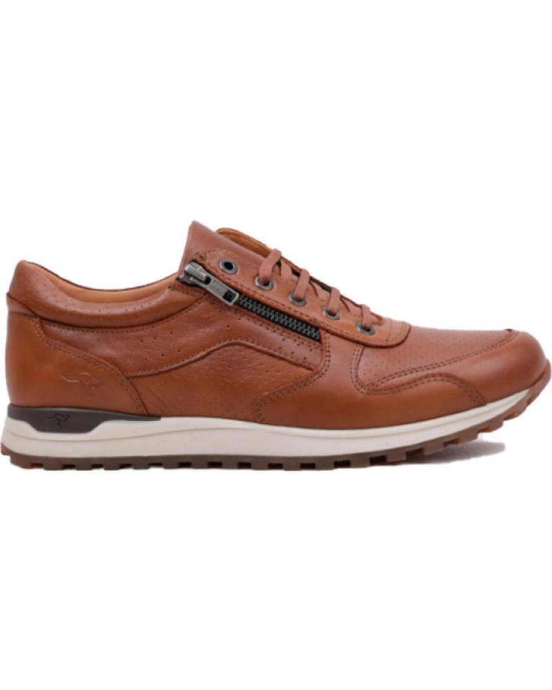 KANGAROOS ZAPATILLAS DE CUERO KANGAROOS HOMBRE MARRÓN MARRóN