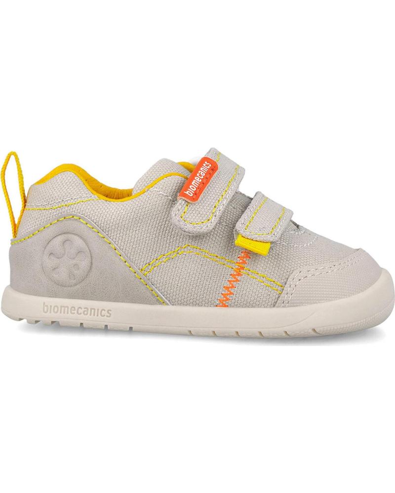 BIOMECANICS ZAPATILLAS BIOMECANICS NIÑOS VELCRO BEIGE Y AMARILLO BEIGEAMARILLOC