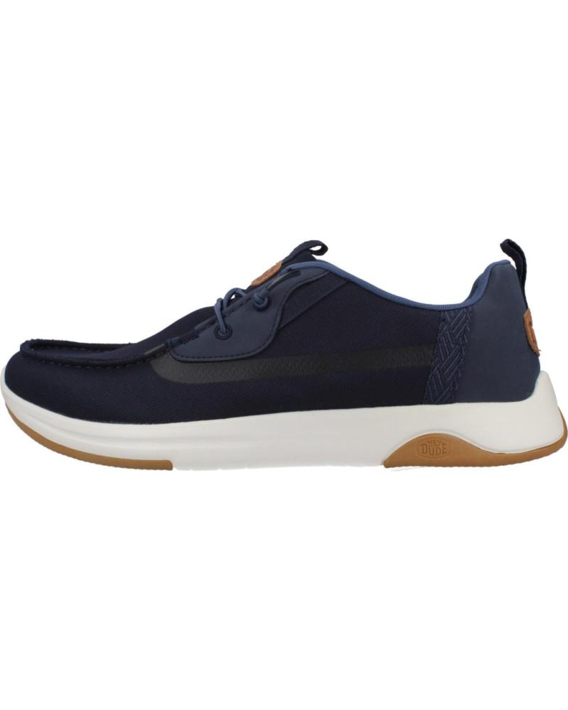 HEY DUDE ZAPATILLAS CASUALES PARA HOMBRE HEY DUDE WALLY DRIFT MESH AZUL NVYWHT