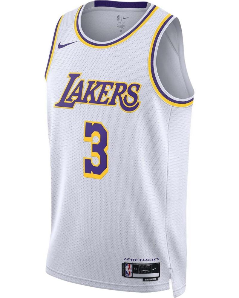 NIKE CAMISETA DE BALONCESTO NIKE LEBRON JAMES LOS ANGELES LAKERS 3 HOMBRE BLANCO