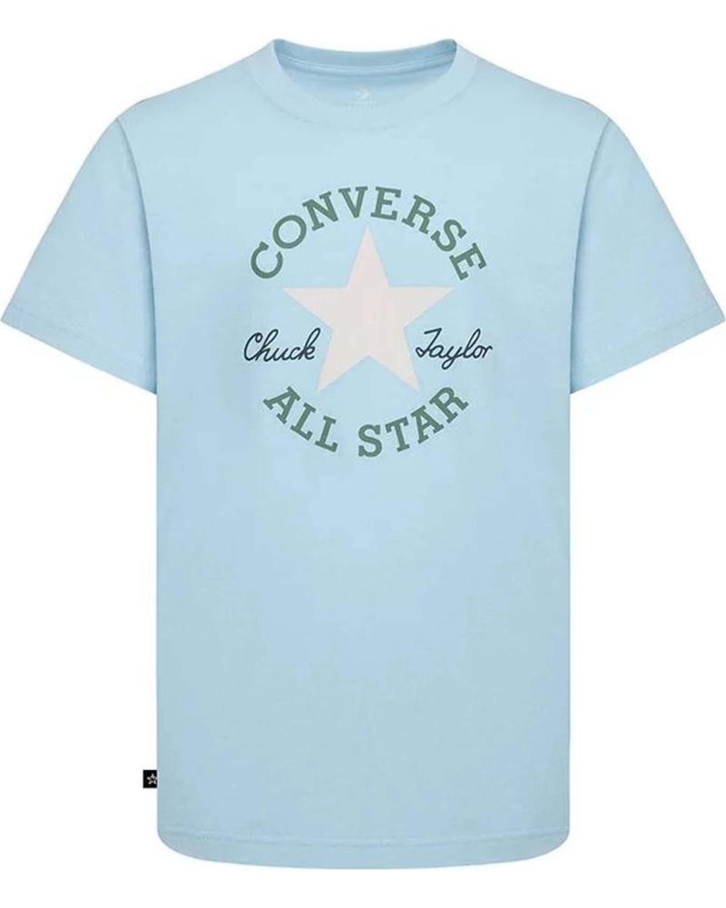 CONVERSE CAMISETA CONVERSE LOGO STAR AZUL PARA NIÑOS AZUL